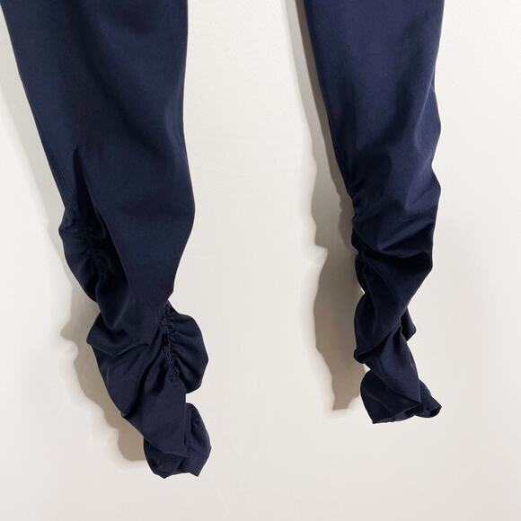 Sweaty Betty Small S Navy Blue All Day Ruched Hem 7/8 Length Leggings Workout - Picture 7 of 11